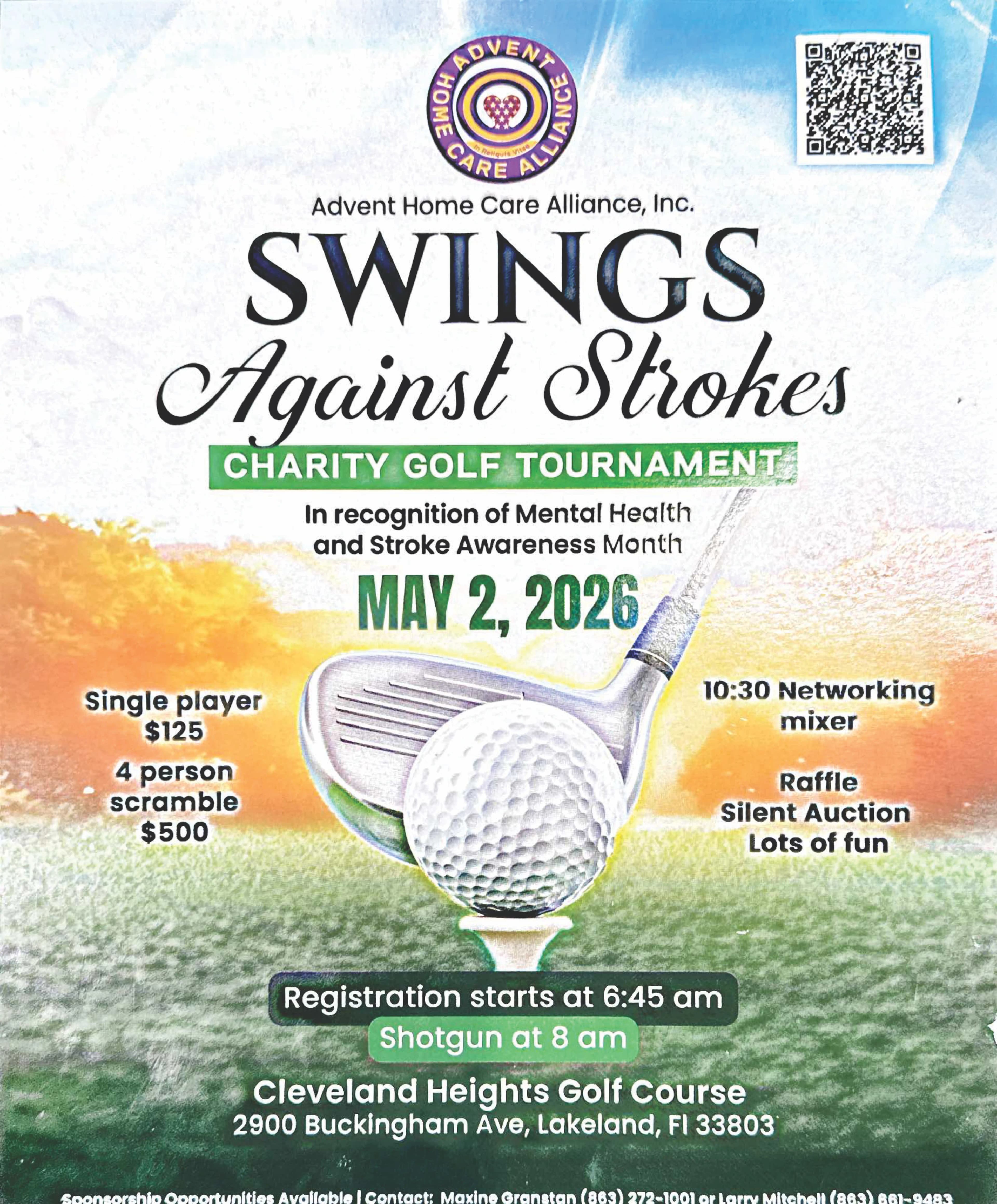Swings Against Strokes Charity Golf Tournament
