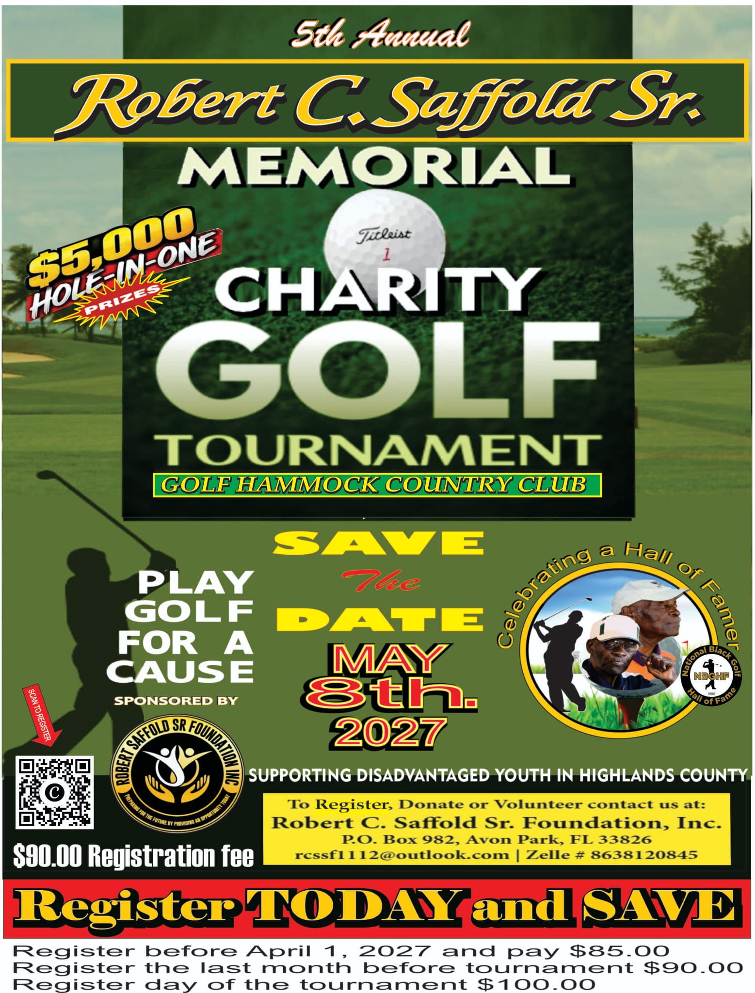 Robert C. Saffold Sr. Memorial Charity Golf Tournament